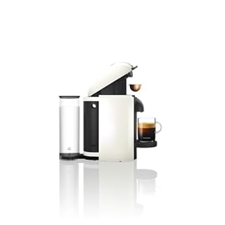 Nespresso Vertuo Plus Single Serve Coffee and Espresso Machine by Breville, White