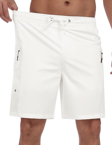 MoFiz Men's Swim Trunks 9" Quick Dry Mens Broad Beach Shorts Stretch Mens Swim Shorts2