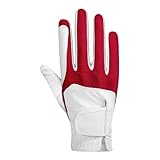 LearnLyrics Manopla de golf transpirable, se adapta a guantes de golfista, manoplas de cierre ajustable para un máximo agarre, guantes cómodos para el sudor para mano izquierda