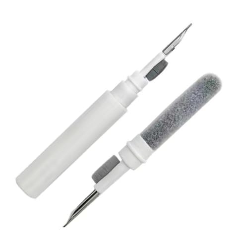 Poemtian Multifunctional Bluetooth Earbuds Cleaning Pen, Headphone Cleaning Kit Headphone Cleaning Pen Earbud Cases Cleaner Pen Accessories for Longer Earphone Life