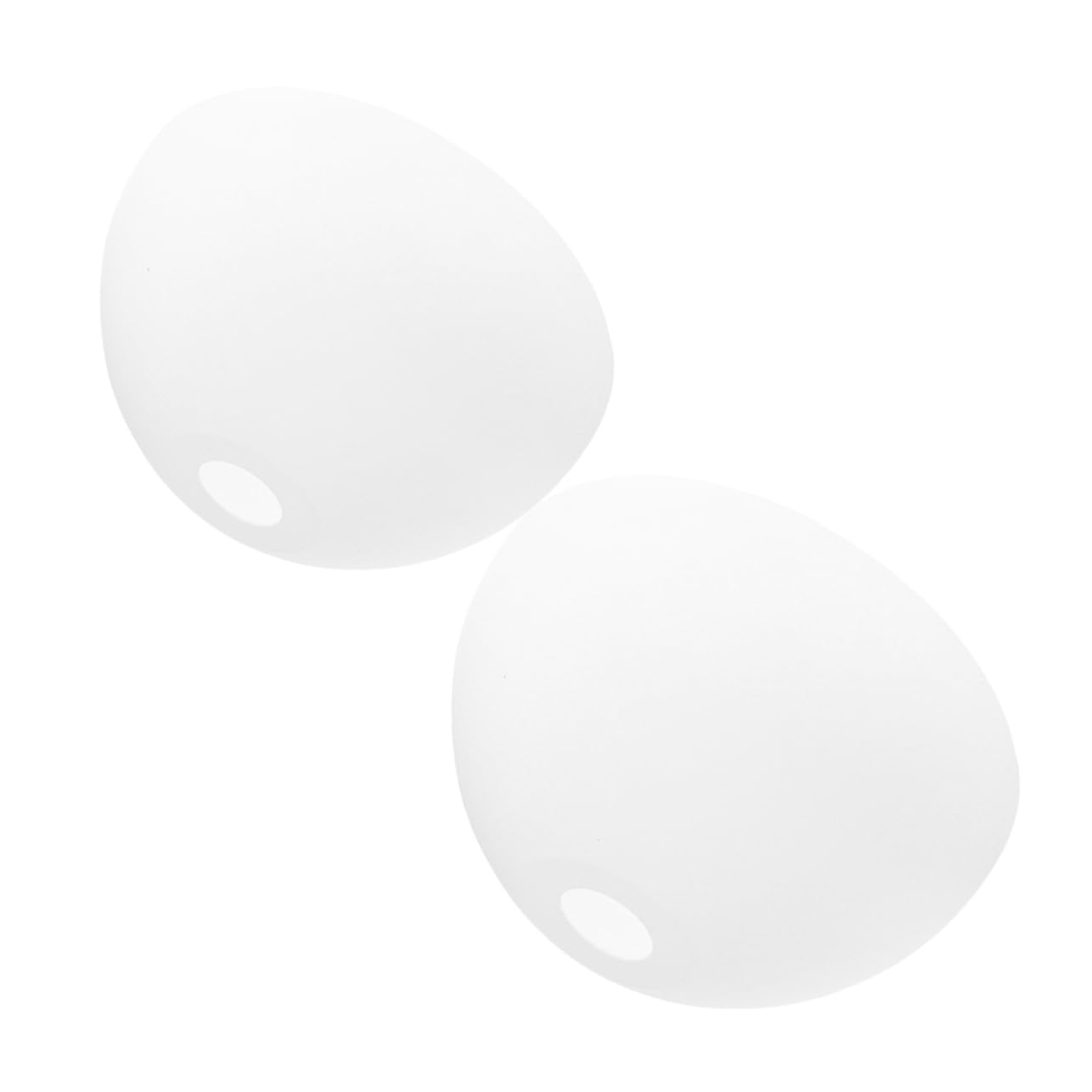 SHINEOFI Pantalla de Lámpara Hongo de Plástico Blanco 2 Piezas | Uso Versátil, Gran Transmisión de Luz, Limpieza Sencilla, Instalación DIY para Hogar y Decoración