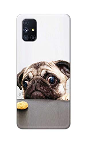 Image of PRINTFIDAA� Printed Hard Back Cover Case for Samsung Galaxy M51 Back Cover (Pug Dog) -2808