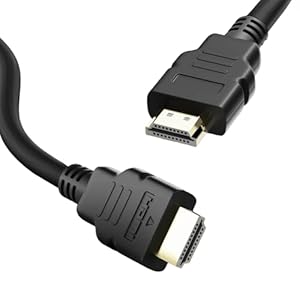 Kado Cable HDMI de 5 pies, HDMI 1.4 con Ethernet 1920×1080 FHD 144Hz 100Hz 75Hz 60Hz HDCP de alta velocidad, macho a macho de 4.9 ft, piezas originales hechas para monitor Sceptre, TV, consola de
