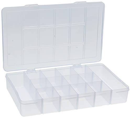 Box Organizador M 23x14x4 Cristal - 01 Unidade Paramount Incolor