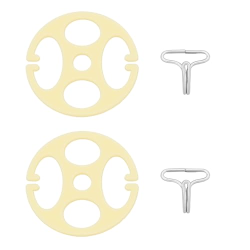 The Lord of the Tools 50 Sets Autositzbezug Pflaumenplatte Metallhaken Sitzbezüge Spannhaken Set Verschlussclip Passend für Autositz Ersatzteile Gelb