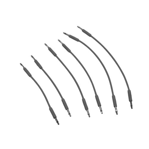 Câbles de raccordement Eurorack Luigi's gris pour patcher sans nœud