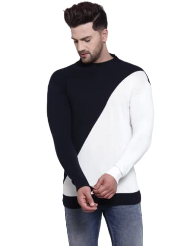 Image of Style Quotient Mens Grey Solid Sweaters