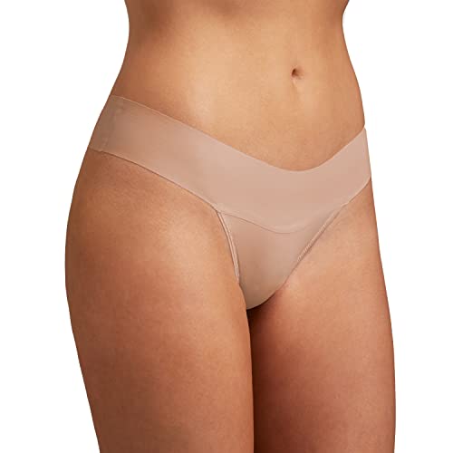 Image of hanky panky - BreatheSoft Natural Rise Thongs for Women | Comfortable Everyday Lingerie Panties | Sizes (XS-XL) | 3 pack
