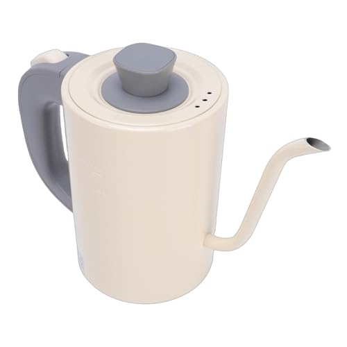 Tetera eléctrica cuello de ganso 600W 800ml acero inoxidable miniatura 7