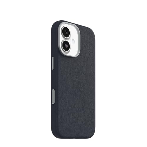 Image of OtterBox iPhone 17 Symmetry Series Cactus Leather Case - Blue Sentiment - Slim, Premium Protective iPhone Case