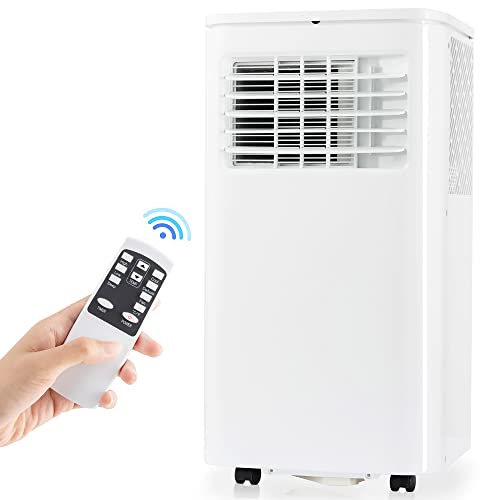 Image of Electactic Portable Air Conditioner With 3-in-1 Function, Cooling, Dry, Fan, Remote Control, Compact with Sleep Mode & 24 Hours Timer, 8000 BTU, White (A5405CE)