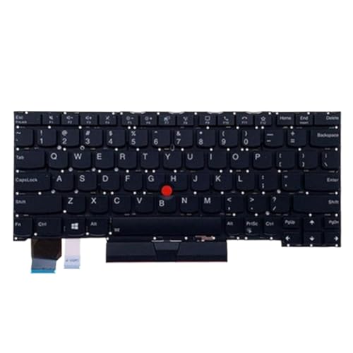 Clavier rétroéclairé US USI de rechange avec frappe silencieuse pour X390