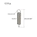 uxcell Extended Tension Spring Wire Diameter 0.016