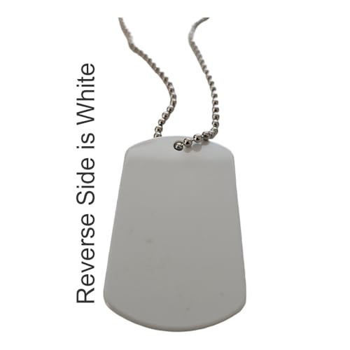 Island Gifting - Black Cat Happy Halloween Orange Dots Design - Aluminum Dog Tag Necklace Pendant with Ball Chain