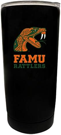 Florida A&M University Black Insulated Stainless Steel Tumbler Glossy brushed finish Officially Licensed Collegiate Product
