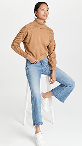 Bb Dakota By Steve Madden Women's Put A Wing On It Sweater, Light Camel, Tan, M #TOP4