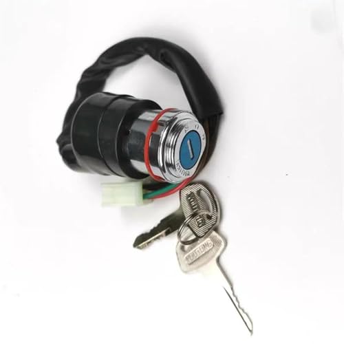 Interruptor de encendido de 6 cables con bombín reforzado antiatascos para GN125