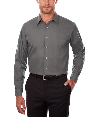 Image of Van Heusen Men's Tall FIT Dress Shirts Poplin