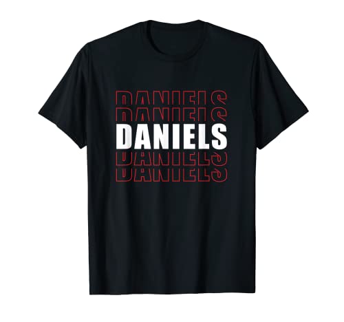 Daniels Apellido único personalizado familiar Camiseta