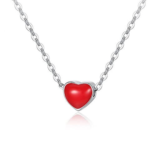 Boucles d'oreilles clous petites empreintes d'amour rouges cadeau idéal pour femme