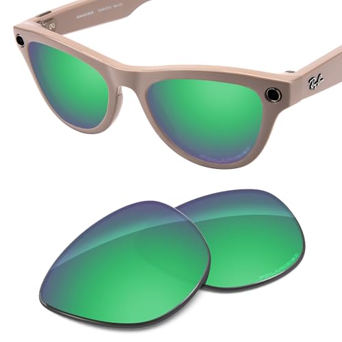 Image of Replacement Lenses Compatible with RayBan Meta Skyler RW4010 52mm AI Glasses, UV Protection, Transition