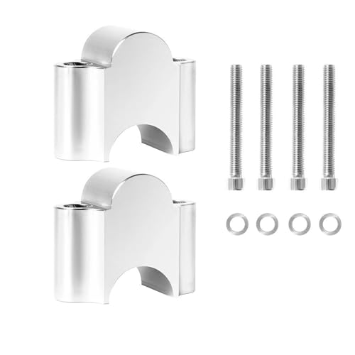 Riser guidon moto universel double diamètre en aluminium robuste