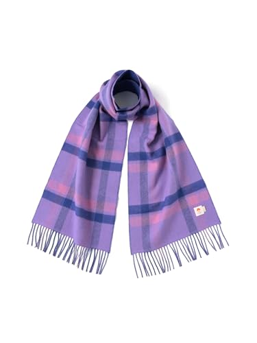 [ビームス ジャパン] マフラー・スカーフ びしゅうのマフラー チェック PURPLE FREE