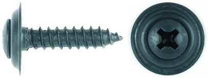 #14 x 2 Self Tapping Screw, Indented Hex Washer, Slotted, Stainless Steel (18-8) (inch) Head Style: Hex Washer (Indented) (Quantity: 100) Drive: Slotted, Point: Type A Thread:,