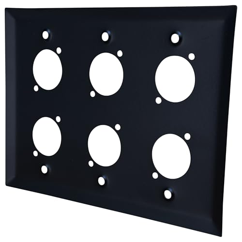 Plaque murale XLR vierge pour résoudre les problèmes de câbles en studio