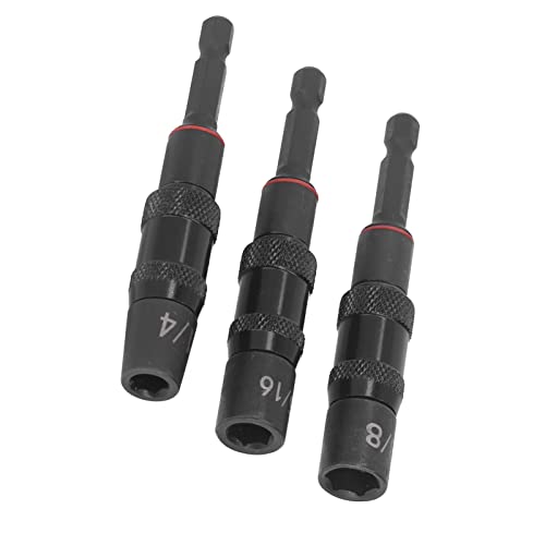 Impact Driver Socket Adapter Set, Draaibare Hoek Chroom Vanadium Staal Sterke Magnetische Attractie Impact Flip Socket… - Afbeelding 4