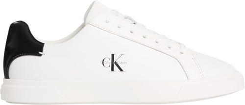 Calvin Klein Low Pro Cups finis les maux de pieds en baskets de cuir femme