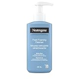 Neutrogena Fresh Foaming Facial Cleanser, All-In-One Makeup Remover Face Wash for Normal to Oily Skin Deeply Cleanses & Removes Waterproof Makeup, Soap-Free, 251 mL