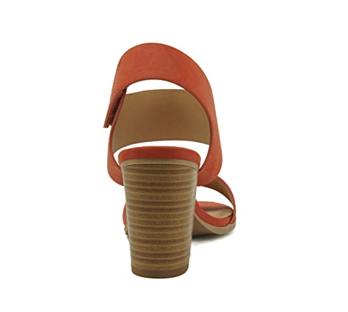 Image of Soda Wait-A ~ Women Open Round Toe Chunky Heel Ankle Strap High Heel Dress Sandals