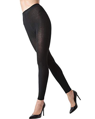 MeMoi Footless Ribbed Sweater Tights4