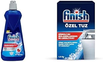 Finish Bulaşık Makinesi Parlatıcı & Kurutucu (1 x 400 ml) ve Finish Bulaşık Makinesi Tuzu (1 x 1500 g)