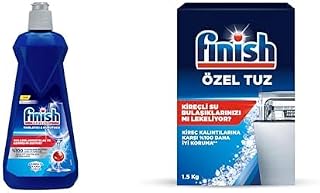Finish Bulaşık Makinesi Parlatıcı & Kurutucu (1 x 400 ml) ve Finish Bulaşık Makinesi Tuzu (1 x 1500 g)