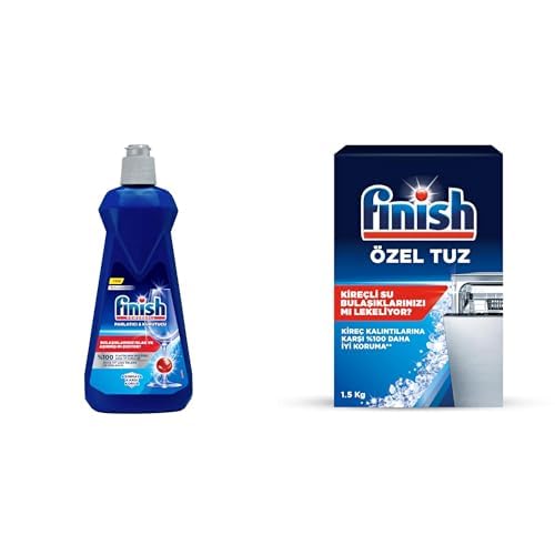 Finish Bulaşık Makinesi Parlatıcı & Kurutucu (1 x 400 ml) ve Finish Bulaşık Makinesi Tuzu (1 x 1500 g)