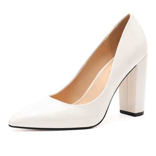 Image of Unisex High Heels for Men and Women 4.7 Inch Chunky Block Heels