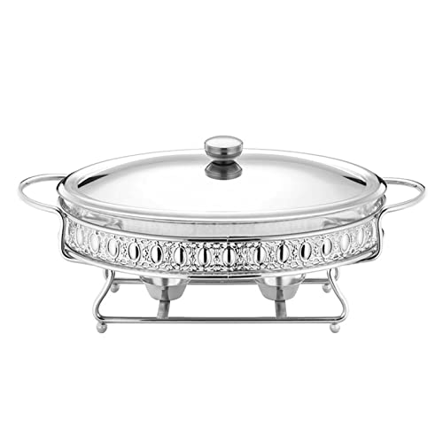 Ensemble de réchauds de buffet doré haut de gamme pour service traiteur chic