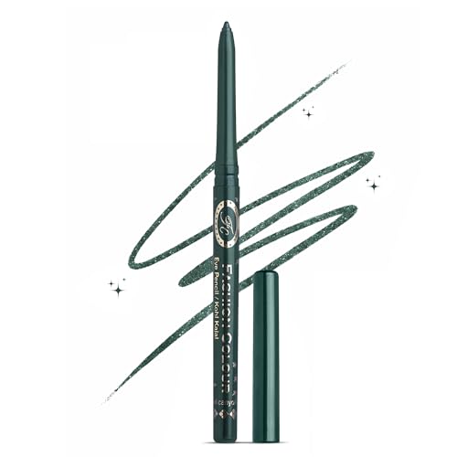 Image of FASHION COLOUR Intense Revolving Kajal | High Impact Intense Color In 1 Stroke | 12HR Long Stay | Matte & Mettalic Finish | Soft Texture | Waterproof & Smudgeproof | (Green)