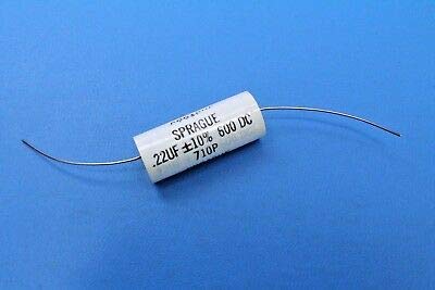 Sprague 710P224X9600 Capacitor .22uf 600v 10% New Qty-5