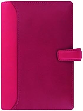 Filofax 025157 Nappa Cerise Pink Deluxe Leather Personal Planner Journal