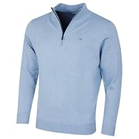Calvin Klein Herren Heather Half Zip Pullover - Blau/Marineblau - L