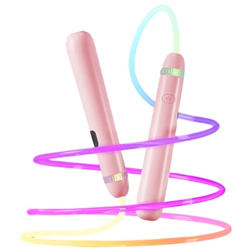 Cuerda para saltar LED colorida y ajustable para evitar tropiezos y entrenar en familia