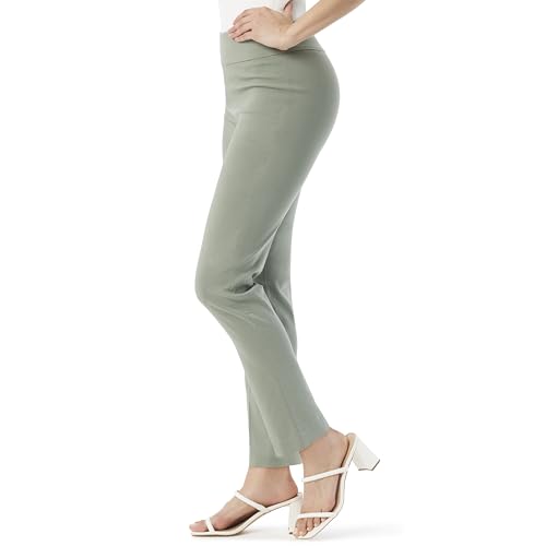 Image of Gloria Vanderbilt Women's Pull on Tummy Slimmer Trouser Pant Standard