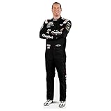 Kyle Busch Life-Size Cardboard Cutout | 76-Inch Official NASCAR Standee | Richard Childress Racing No. 8, Party Supplies, Man Cave Decor & Photo Prop