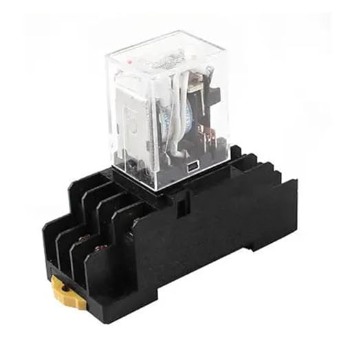 Relais de puissance HH53PL contre surcharges AC 110V rail DIN 35mm