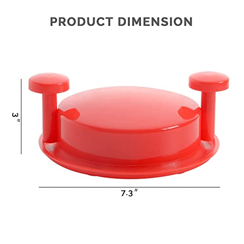 KAPUNI-Chicken-Shredder-Tool-Twist-Meat-Shredder-Tool-Chicken-Shredding-Tool-Chicken-with-Handles-and-Non-Skid-Base-Suitable-for-Pork-Beef-and-Chicken-Red