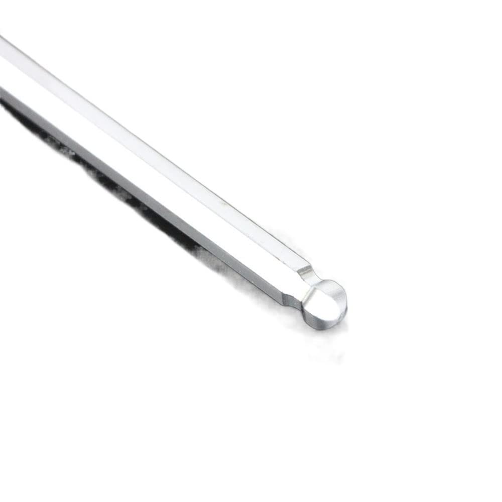 1-5 szt. 1,5 mm - 10 mm stal CR-V narzędzia do naprawy kluczy sześciokątnych w kształcie litery L potężny klucz imbusowy głowica kulowa długość klucza imbusowego (kolor: 20 zestawów, rozmiar: Płaska końcówka 5 mm (2 szt.)