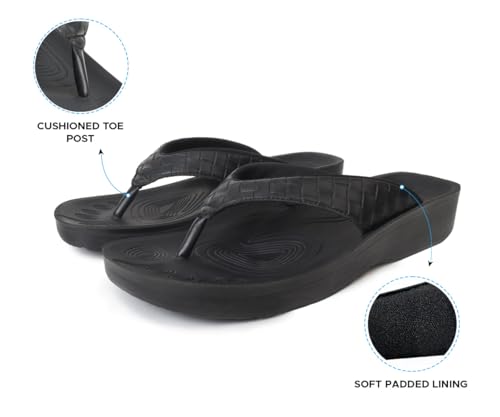 Image of AEROTHOTIC Comfortable Arch Support Flip Flops for Women Orthotic Sandals